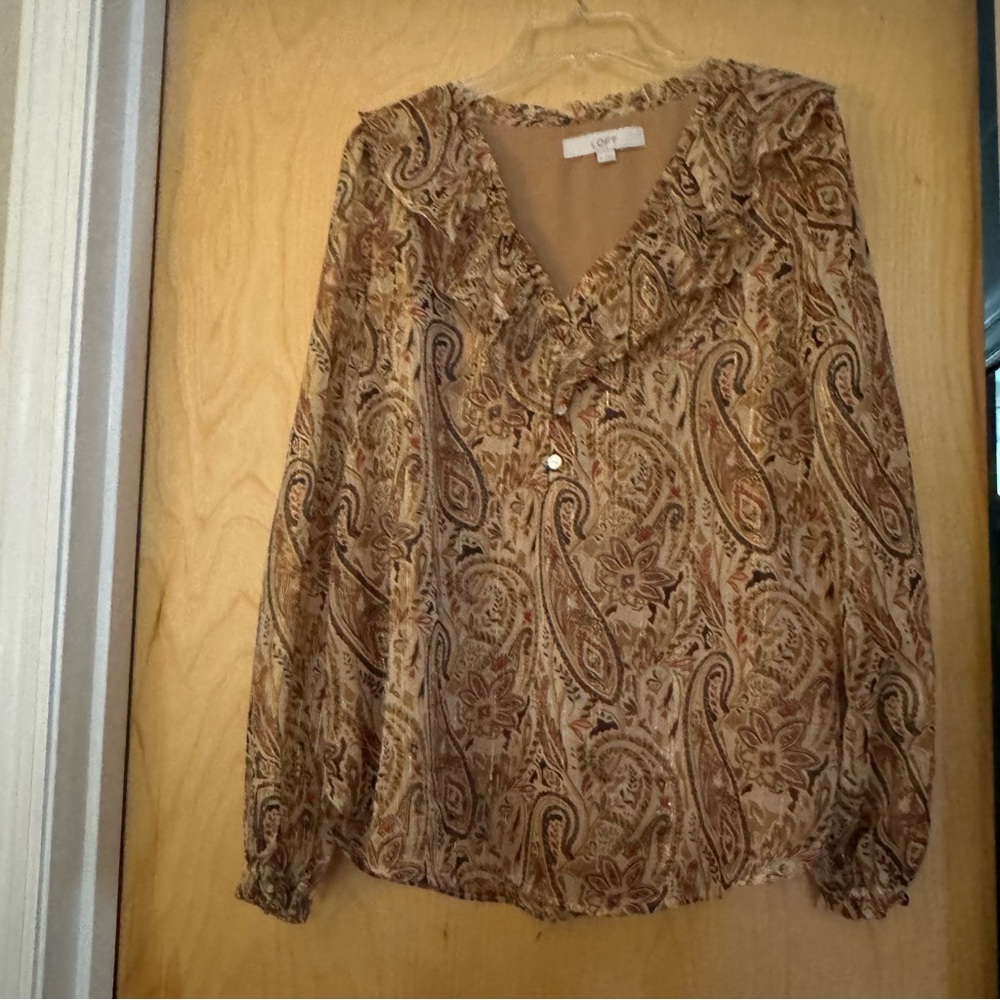 Paisley Print Blouse